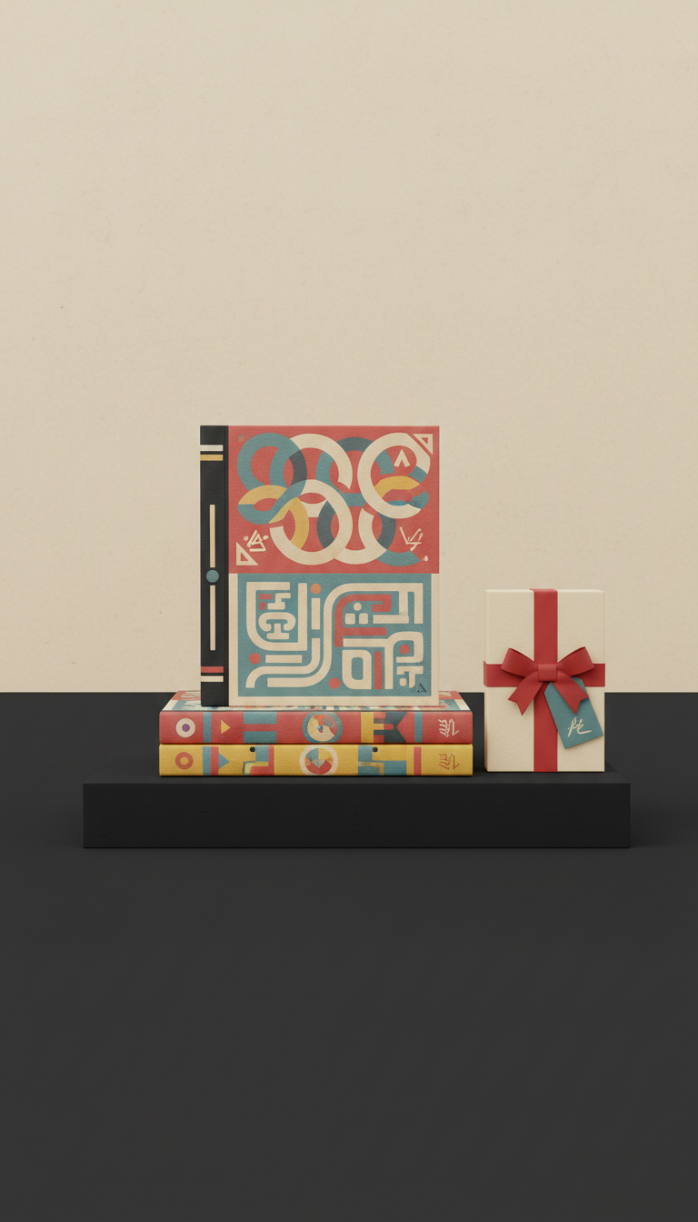 Hardcover Novel With Minimalist Cover